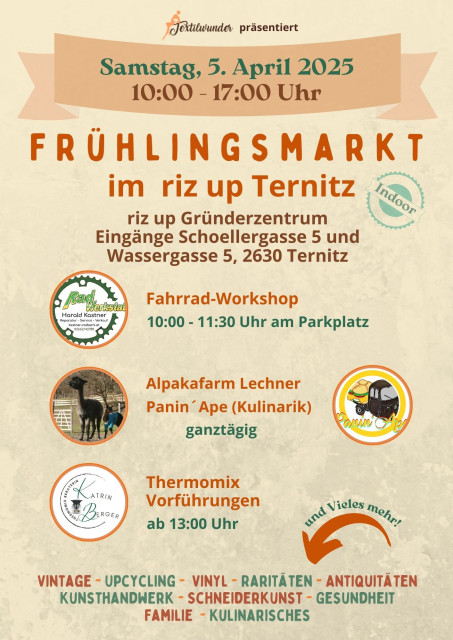 Bild zu Frühlingsmarkt im riz up Ternitz
