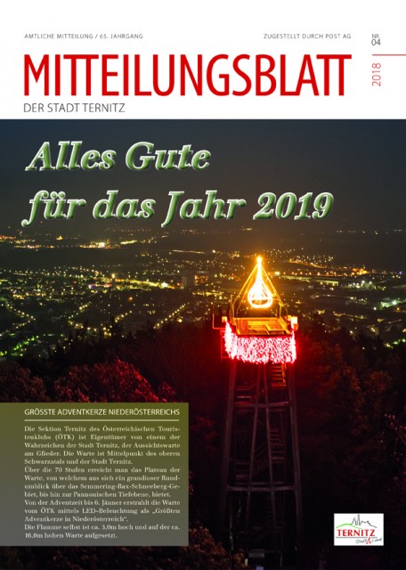 Bild zu Mitteilungsblatt Ausgabe 4/2018